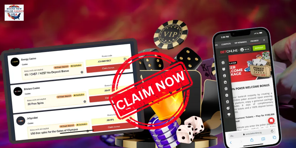 Claim a BetOnline Casino No Deposit Bonus